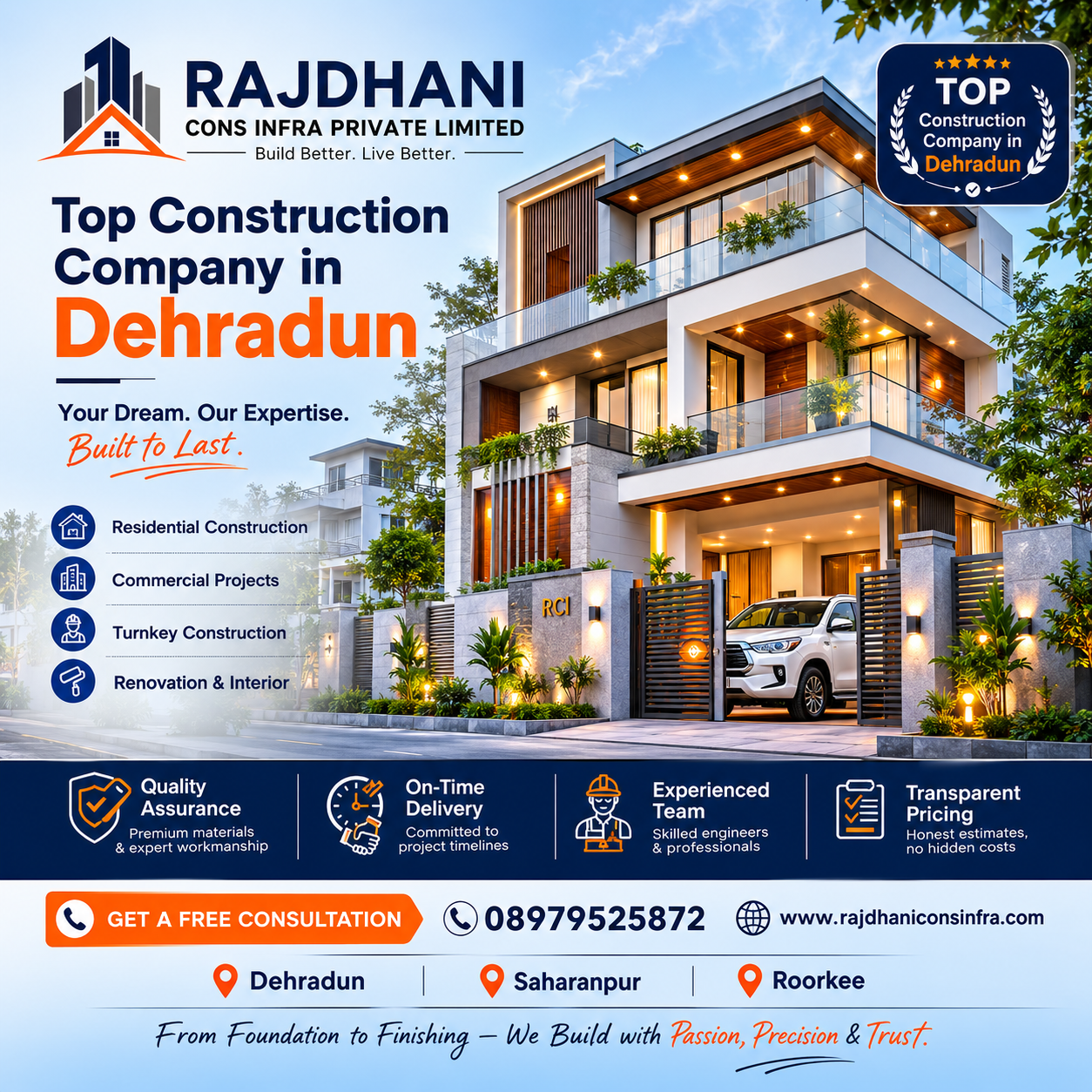 List of Top Construction Companies in Dehradun (2026)
